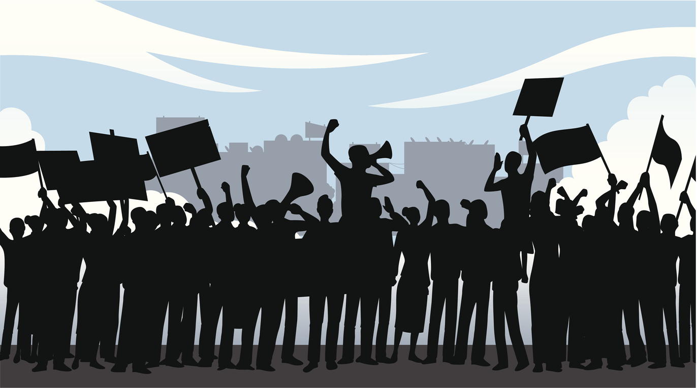 Crowd of Demonstrators